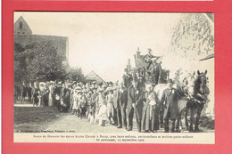 BURCY 1909 NOCES DE DIAMANT DES EPOUX AUDAS CLAUDE CARTE EN TRES BON ETAT - Altri Comuni