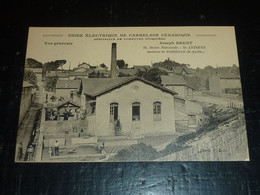 USINE ELECTRIQUE DE CARRELAGE CERAMIQUE, SPECIALITE DE TOMETTES VITRIFIEES VUE GENERALE  RARE - 13 BOUCHES RU RHONE (CN) - Quartieri Nord, Le Merlan, Saint Antoine