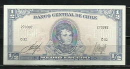 CHILE - BILLETE DE 1/2 ESCUDO SIN CIRCULAR - Cile