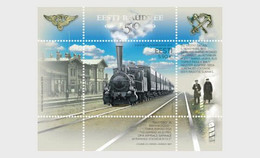 Estonia 2020 Trains, Railways 150 M/S MNH - Treni