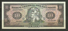 ECUADOR - BILLETE DE 10 SUCRES SIN CIRCULAR - Equateur