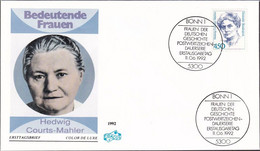 DEUTSCHLAND 1992 Mi-Nr. 1614 FDC - 1991-2000