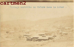 CROISIERE DE LA REVUE GENERALE DES SCIENCES 1906 LIBAN VILLAGE MARONITE DE CHFORA LEBANON EXPLORATEUR MOYEN-ORIENT - Liban