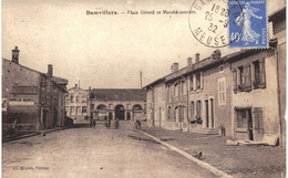 Carte POSTALE Ancienne De DAMVILLERS - Place Gérard & Marché Couvert - Damvillers