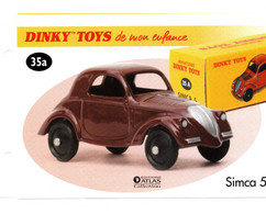 DINKY TOYS: REF 35a SIMCA 5 - FICHE TECHNIQUE - Catalogi