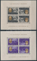 ** 1947 Roosevelt Kisívsor, 8 Db Kisív Fordított Képállással (150.000) (szokásos Apró Hibák / Usual Minor Faults) - Otros & Sin Clasificación