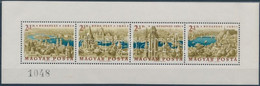 ** 1961 Bélyegnap (34.) - Budapest (Panoráma) Blokk (hajtott / Folded) (100.000) - Autres & Non Classés