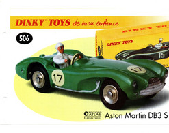 DINKY TOYS: REF 506 ASTON MARTIN DB3 S - FICHE TECHNIQUE - Catalogues