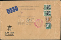 Deutsches Reich 1939 Légi Levél Argentínába 4,75RM Bérmentesítéssel / Airmail Cover To Argentina - Otros & Sin Clasificación