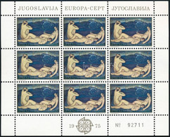 ** Jugoszlávia 1975 10 X Európa Mi 1598I-1599I Kisívpár (Mi EUR 140.-) - Otros & Sin Clasificación