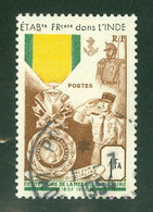 French India / Établissements Français De L'Inde; Scott # 233; Usagé / Used (3599) - Used Stamps