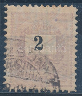 O 1898 Feketeszámú 2kr 11 1/2 Fogazással (7.000) - Otros & Sin Clasificación