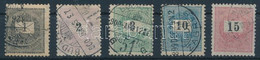 O 1899 5 Klf Bélyeg Csillagvízjellel (min 13.000) / 5 Stamps With Star In The Watermark - Otros & Sin Clasificación