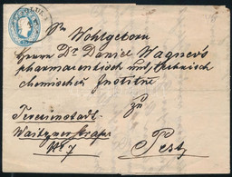 1862 Levél A Bukovinai Kimpolungból Pestre 15kr Bérmentesítéssel - Andere & Zonder Classificatie