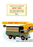 DINKY TOYS CAMIONS: REF 25JV FORD BACHE "GRAND MOULIN DE PARIS" - FICHE TECHNIQUE & CERTIFICAT D'AUTHENTICITE - Cataloghi