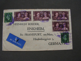 Cover To Enkheim 1937 - Cartas & Documentos