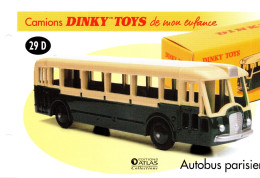 DINKY TOYS CAMIONS: REF 29D AUTOBUS PARISIEN - FICHE TECHNIQUE - Catalogi