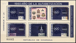 ** 1980 Nyári Olimpia Blokk Mi 125 - Otros & Sin Clasificación