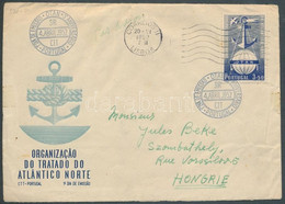 1952 NATO Mi 778-779 FDC Később Postázva - Otros & Sin Clasificación