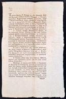 1811 Bécs, Beszámoló A Forgalomban Lévő Bankócédulák Számbavételéről és Számuk Szabályozásáról - Sin Clasificación