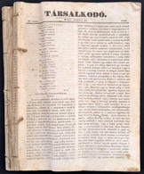 1836 A Társalkodó C. Lap Március-december Közötti Számai Egybe Kötve - Sin Clasificación