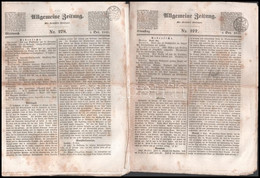 1842 Allgemeine Zeitung 277-79. Szám - Sin Clasificación