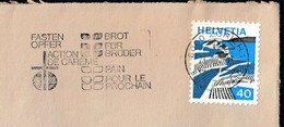 Switzerland Zurich 1977 / Brot Für Brüder, Bread For Brothers / Against Starve / Machine Stamp - Tegen De Honger
