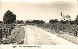 * T2/T3 1958 Oka, Oggau Am Neusiedler See; Látkép, út, Templom. Karl Allmann Kiadása/ General View, Road, Church (EK) - Sin Clasificación