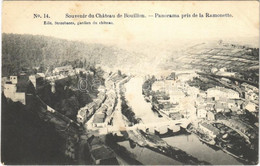 ** T2/T3 Bouillon, Panorama Pris De La Ramonette / Castle, River, Bridge, General View (fl) - Sin Clasificación