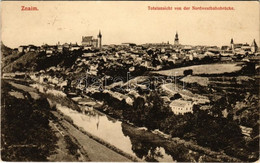 T2/T3 1917 Znojmo, Znaim; Totalansicht Von Der Nordwestbahnbrücke (Rb) - Sin Clasificación