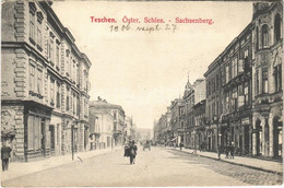 T2/T3 1906 Cieszyn, Teschen; Street View, Shops (EK) - Sin Clasificación