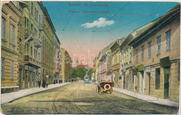 T2/T3 1915 Kraków, Krakau; Ul. Zwierzyniecka / Street, Automobile, Shop. Leporellocard (EK) - Sin Clasificación