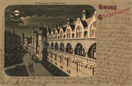 T2/T3 Sokolowsko, Görbersdorf; Dr. Brehmer's Heilanstalt / Spa Sanatorium. August Jung's Litho - Sin Clasificación