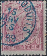 [O TB] N° 46, TB Obl En Bleu ! De Flenu Produits - 1884-1891 Leopold II