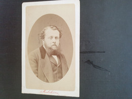 CDV ANCIENNE 1873 Portrait D'un Homme Distingué. Photographe MELCHION. MARSEILLE - Oud (voor 1900)