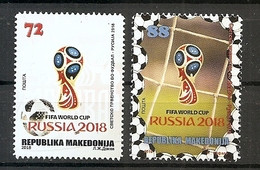 MACEDONIA 2018,WORLD CUP,RUSSIA,SOCCER,FOOTBALL,MNH - 2018 – Russie