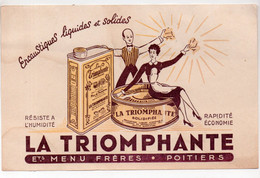 Buvard LA TRIOMPHANTE Encaustique  (M0740) - Produits Ménagers