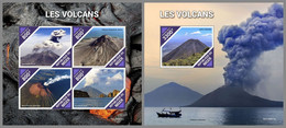 NIGER 2019 MNH Volcanoes Vilkane Volcans M/S+S/S - OFFICIAL ISSUE - DH1939 - Volcanos