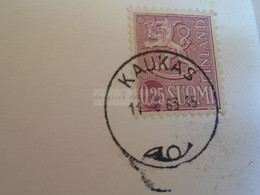 D173606  Esperanto Correspondence  1963  Kaukas Finland Suomi  To  Miskolc Hungary - Esperanto