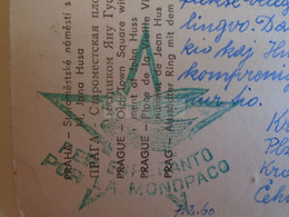 D173609  Esperanto Correspondence  Ca 1960    Praha Winter Scene -sent From Plzen To Miskolc  - Jan Kren - Esperanto