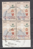 INDIA, 2013, FIRST DAY CANCELLATION,  3 Para Regiment, Special Forces, Block Of 4 - Usados