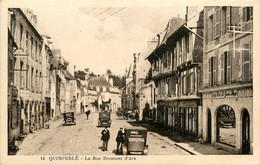 Quimperlé * La Rue Brémont D'ars * Automobile Voiture Ancienne - Quimperlé