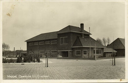 Nederland, MEPPEL, Openbare U.L.O.-School (1940s) Ansichtkaart - Meppel