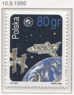 Poland 1995 Mi 3557, Participant Of Space Flights Congress, Satellite, Earth, Globe MNH** - Other & Unclassified