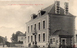 Saint-Loup-sur-Thouet Saint-Loup-Lamairé Animée Hôtel De Ville - Saint Loup Lamaire