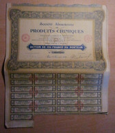 Lot 20 Stück - Société Alsacienne De Produits Chimiques - Action 100 FRF - EF - Autres & Non Classés