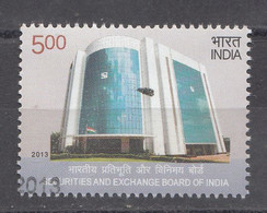 INDIA, 2013, FIRST DAY CANCELLATION, Securities And Exchange Board Of India, SEBI, - Gebruikt