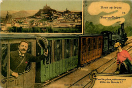 Le Puy En Velay * Nous Arrivons Dans La Commune ! * C'est La Plus Pittoresque Ville Du Monde ! * Gare Train - Le Puy En Velay