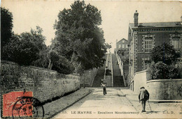 Le Havre * Escaliers Montmorency * Rue De La Ville - Non Classés