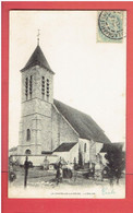 LA CHAPELLE LA REINE 1900 L EGLISE LE CIMETIERE CARTE EN TRES BON ETAT - La Chapelle La Reine